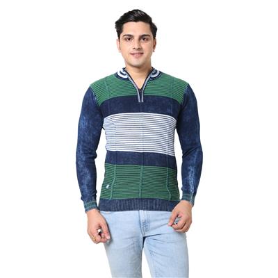 Men indigo denim t-shirt