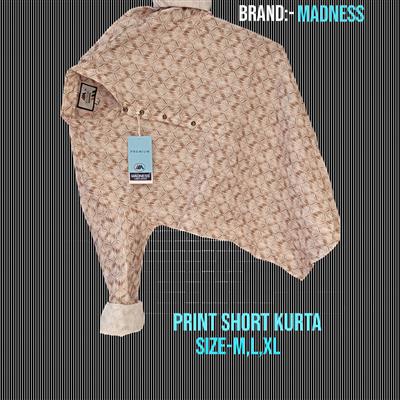 printed short kurta