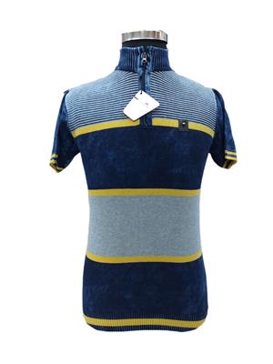 Men indigo denim t-shirt