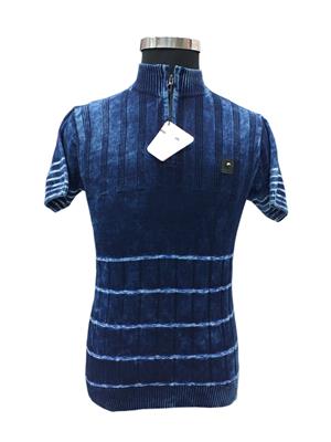 Men indigo denim t-shirt